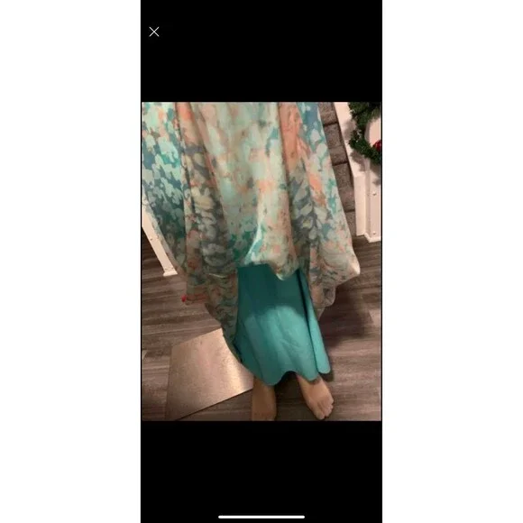 Vince camito long dress size 6 blue - Picture 8 of 9